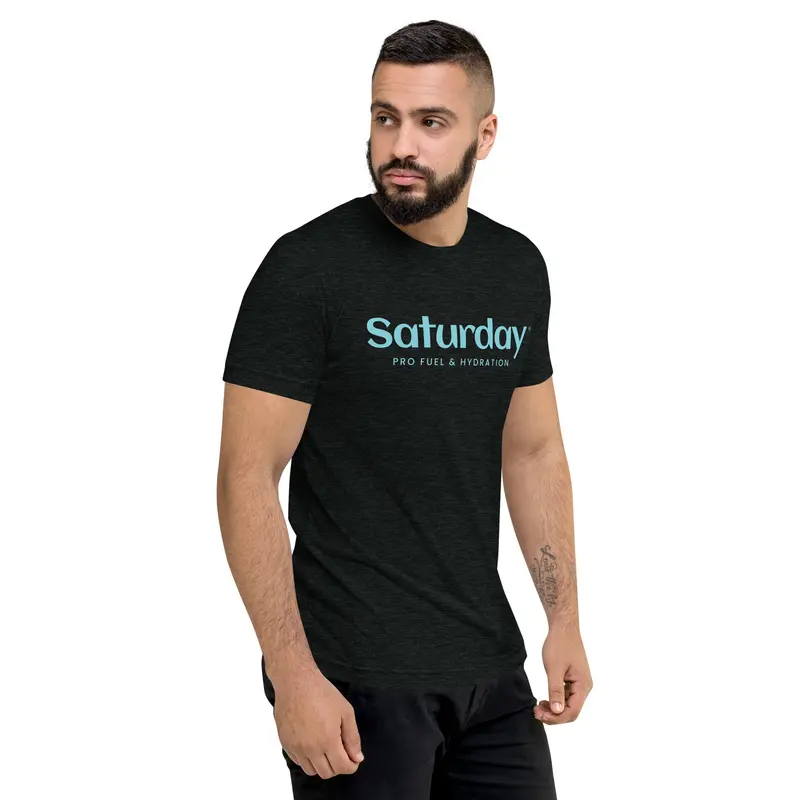 Unisex Saturday Tee in Black