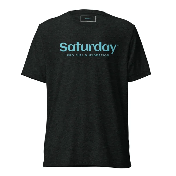Unisex Saturday Tee in Basalt